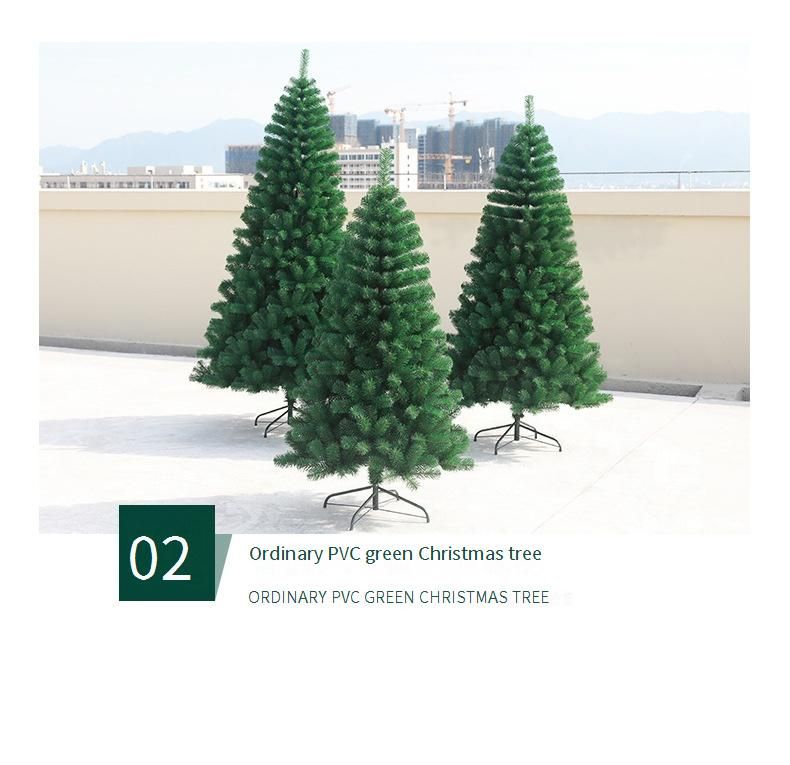 Decorações de Natal Árvore de PVC 45/60/90 Enfeites Cena Adereços de Filmagem_voghion.com