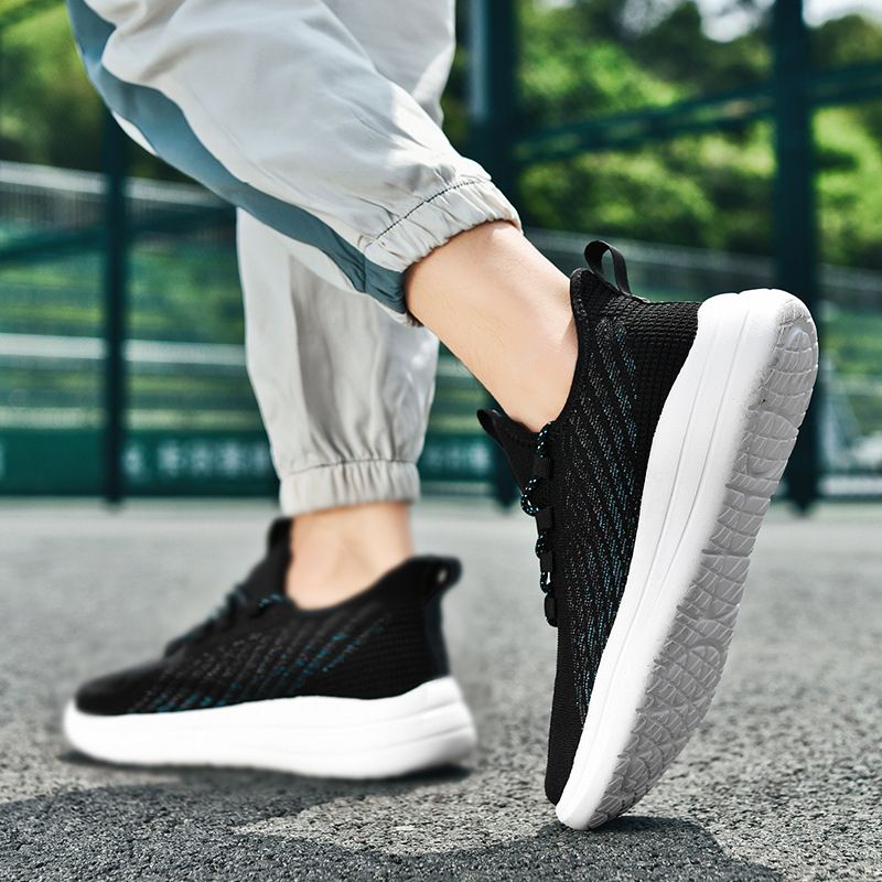 Scarpe da corsa casual con suola morbida e traspirante in mesh da uomo, nuove per la primavera e l'estate_voghion.com