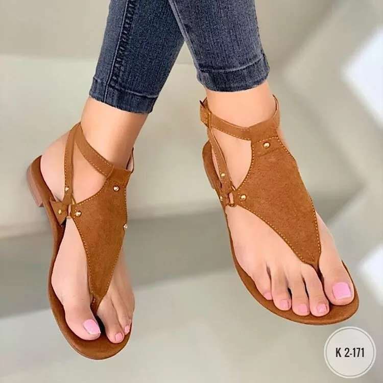 2025 Sommer Damen Zehen Neue große flache Sandalen_voghion.com