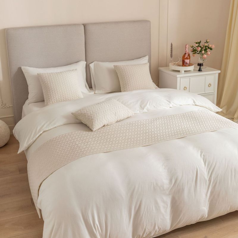 Semplice velluto olandese modello grano ultrasonico hotel homestay hotel letto fine asciugamano letto bandiera_voghion.com