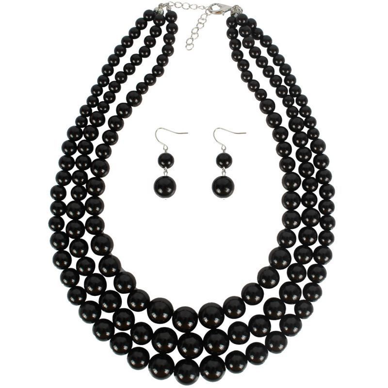Handmade pearls, fashionable and exaggerated women's pearl collarbone, multi-layered necklace, exhibition hall style_voghion.com