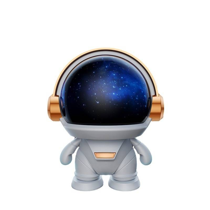 „Spaceman“ astronautas, belaidis „Bluetooth“ garsiakalbis, nešiojamasis mini darbalaukis kūrybingas garso lauko žemųjų dažnių garsiakalbis dovana_voghion.com