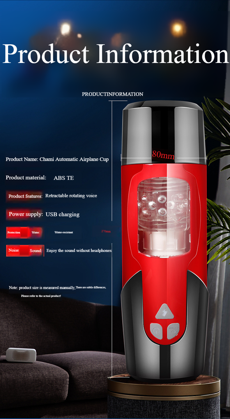 Masturbatore maschile automatico Dark Knight - Stimolatore in silicone ricaricabile con funzioni di spinta, rotazione e vibrazione_voghion.com