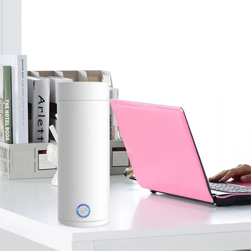 Bouilloire électrique portable 400 ml, tasse thermique pour préparer du thé, du café, des voyages, faire bouillir de l'eau, garder au chaud, bouilloire intelligente, appareils de cuisine_voghion.com