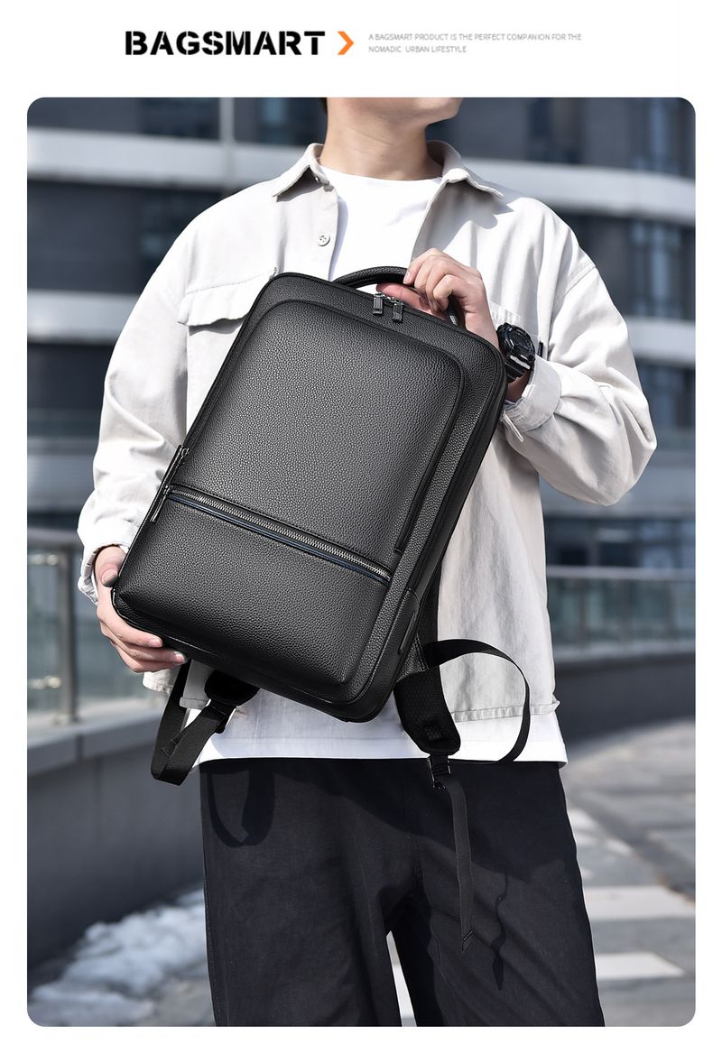 Neuer multifunktionaler Business-Rucksack mit großer Kapazität für Herren, Pendler, Reisecomputertasche, Geschäftsreise-Freizeitrucksack_voghion.com