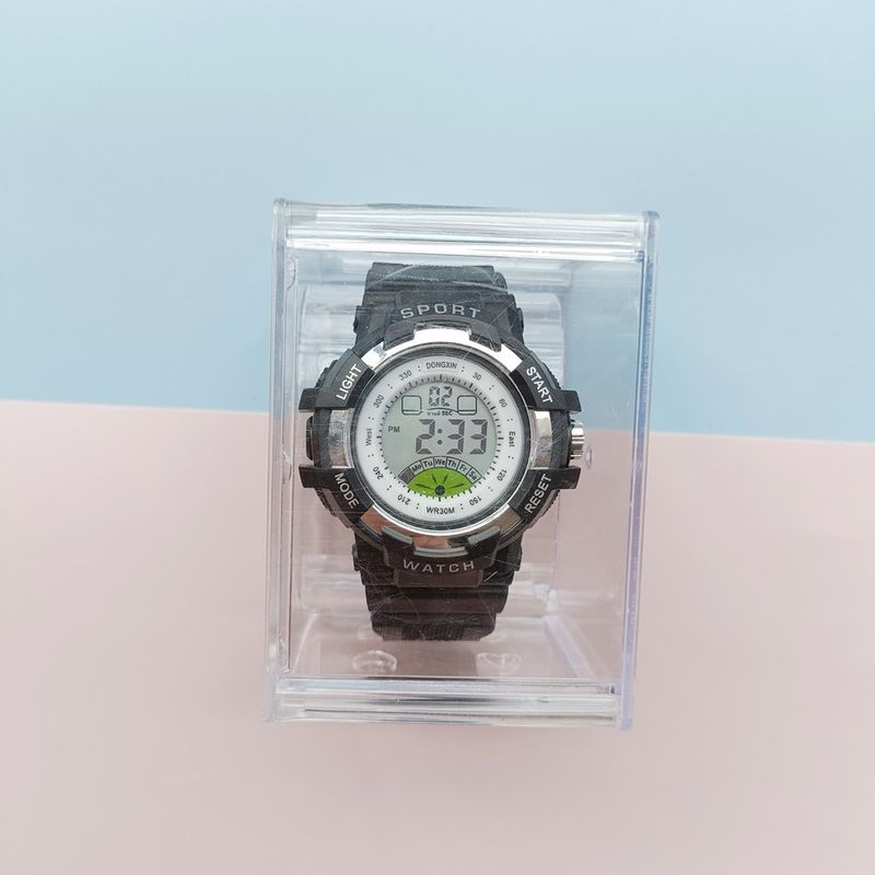 Nouvelle montre électronique de sport multifonctionnelle et lumineuse pour étudiants, étanche, pour hommes et femmes, idéale pour l'extérieur, décontractée et tendance_voghion.com