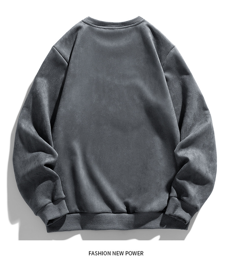 Männer Kleidung Mode Hoodie männer Crewneck Kleidung Bottom Shirt Lose Langarm T-shirt Männer Frühling Und Herbst_voghion.com