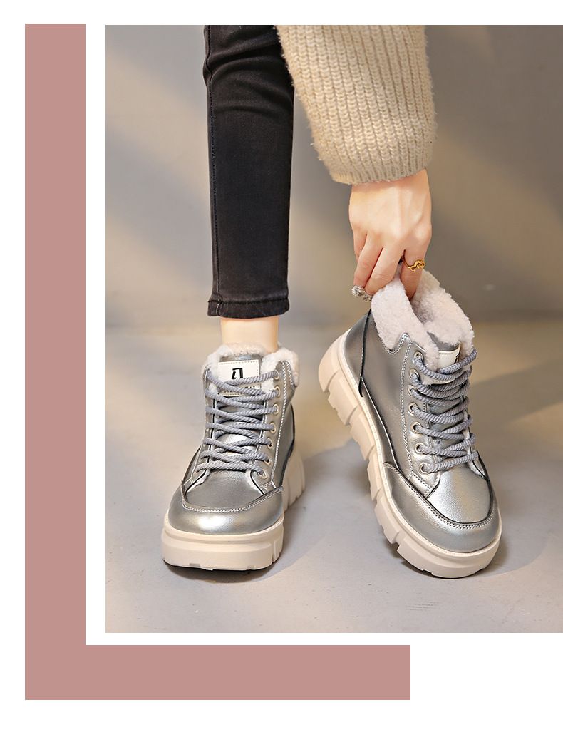 Martin Boots High-top Velvet Dames Student Dikke zool Casual Warm Straatfoto_voghion.com