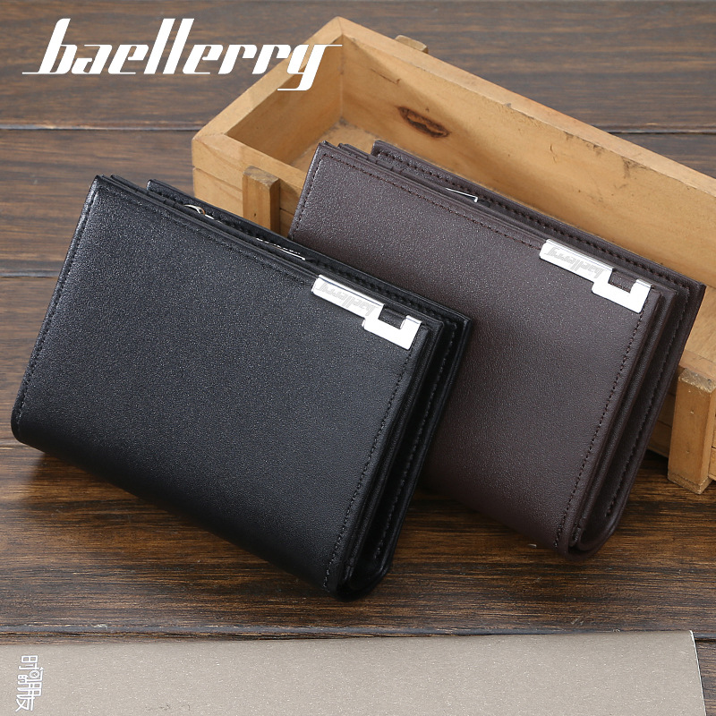 Neu Männer Kurze Brieftasche Karte Tasche Mit Große Kapazität Zipper_voghion.com
