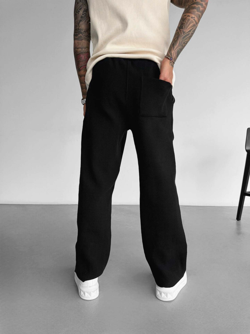 Îmbrăcăminte pentru bărbați Buzunare cu nasturi Pantaloni de sport cu șnur Imbracaminte de stradă Harajuku Retro Minimalism_voghion.com
