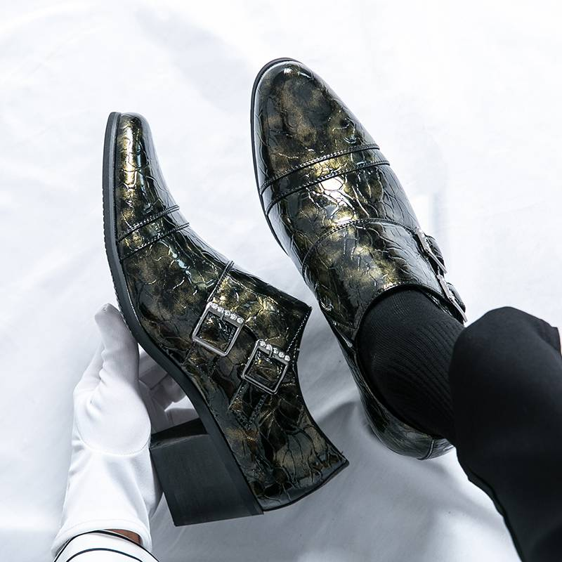 Herren Lederschuhe Größe Spitz Leder Freizeitschuhe Schuhe Mode Business Herren Hochzeit Zehe Bequeme Server Schuhe_voghion.com