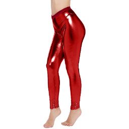 Underkläder Nya Hot Stamping Läder Leggings i flera storlekar Godisfärgade Nattklubb Slimming Läderbyxor som inte är lätta att bleka_voghion.com