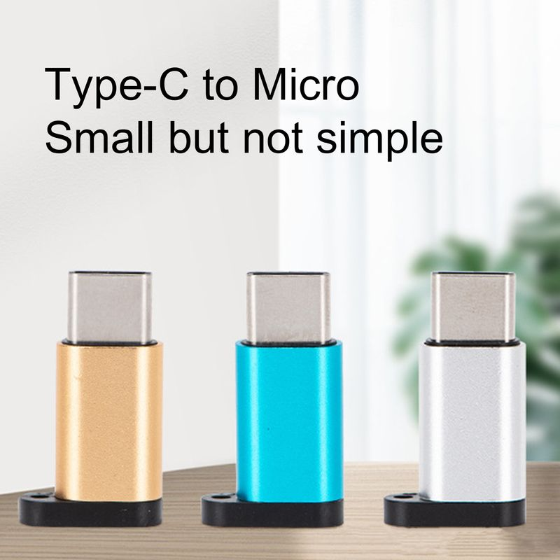 Xinweiqing Şarj Adaptörü Şarj Veri İletimi Mini Tip-c Mikro USB Dişi Dönüştürücü Cep Telefonu için_voghion.com