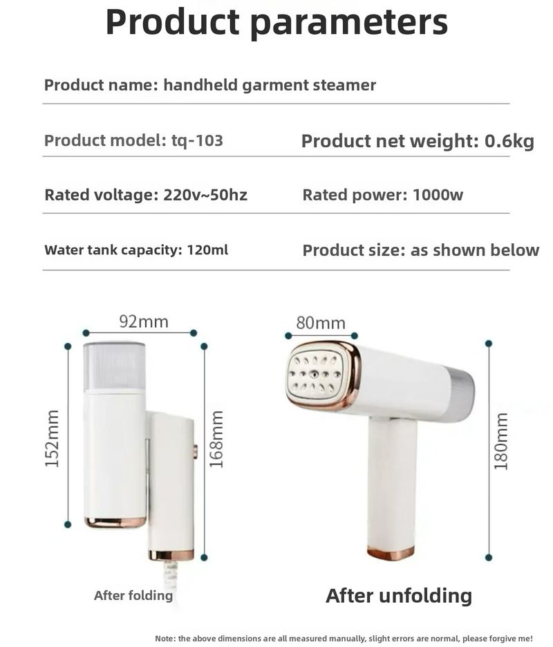 Mini Handheld Hanging Iron Electric Iron Student Portable Ironing Machine Small Home Steam Engine_voghion.com