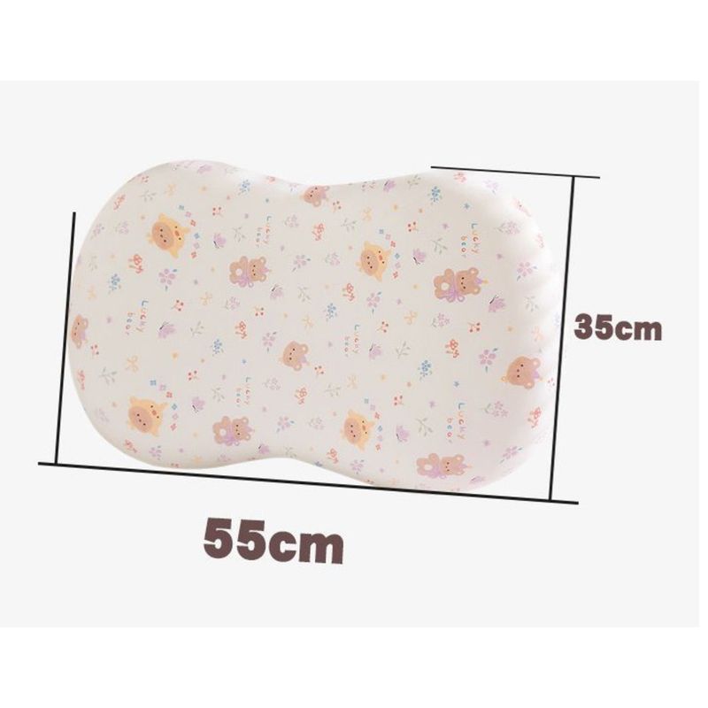 Memory Foam Ice Silk Belly Cat Neck Support Student Dormitory Home Nap Slow Rebound Pillow Single Summer_voghion.com
