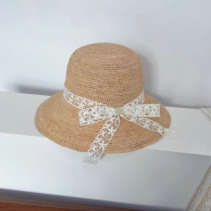 2025 Summer New Style Beach Wide-Brimmed Shade Fisherman's Hat Fashionable Hundred_voghion.com