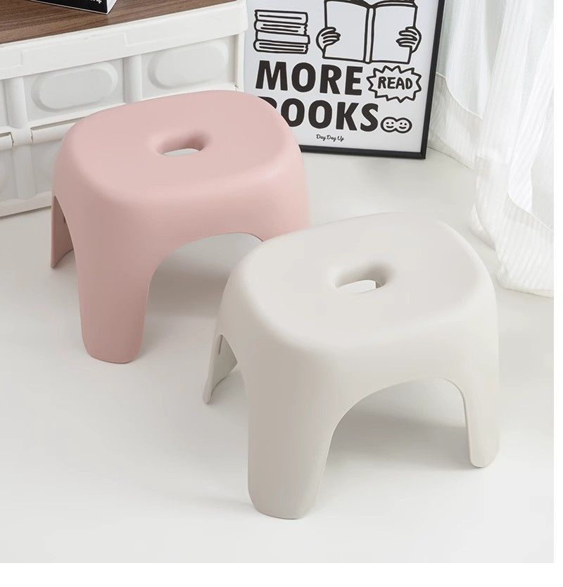 Verdickter Hocker für den Heimgebrauch, Couchtisch für das Wohnzimmer, kleiner, robuster Hocker für Erwachsene, Schuhwechselstuhl für das Badezimmer_voghion.com