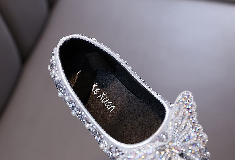 Neu Dame Baby Mädchen Mädchen Prinzessin Diamant Einzelnen Schuh Schuhe Dance_voghion.com