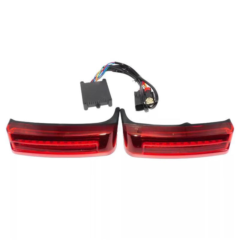 Motorcycle LED Saddlebag Rear Brake Light Turn Signal Lamp For Harley-Davidson Road King Electra Street Glide Limited 2014-2022_voghion.com