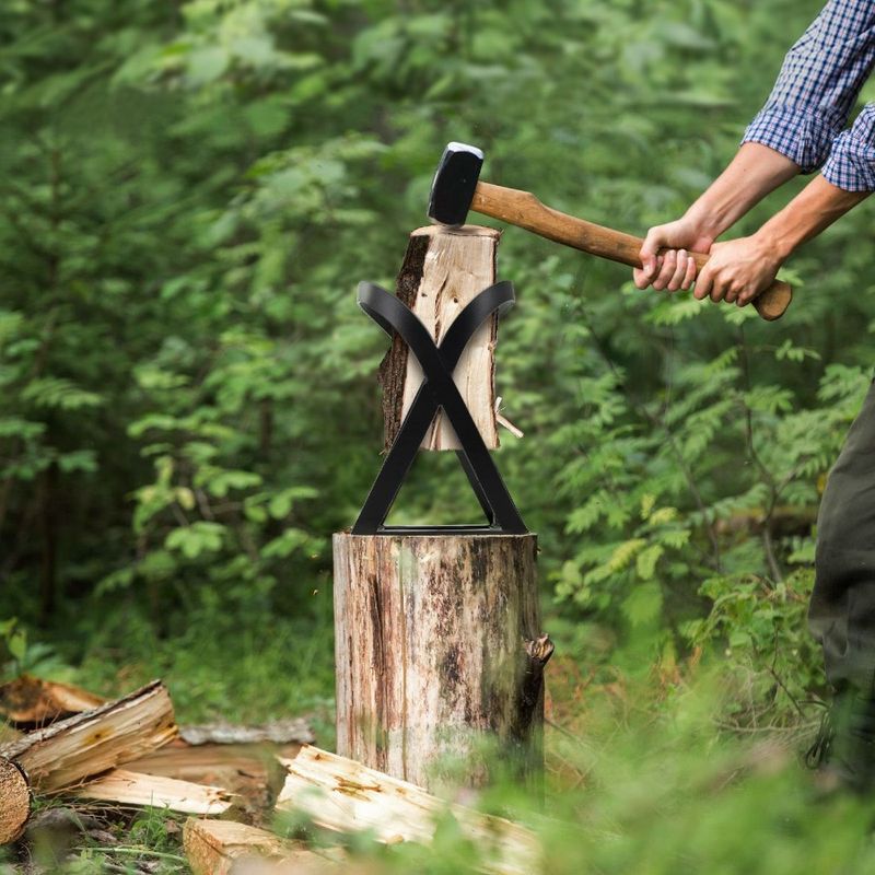 For Portable Splitter Heavy Firewood Sp Log Splitter Manual Kindling Duty Poker Set Log Fire Wedges Amp; Woods Splitter Cutting_voghion.com