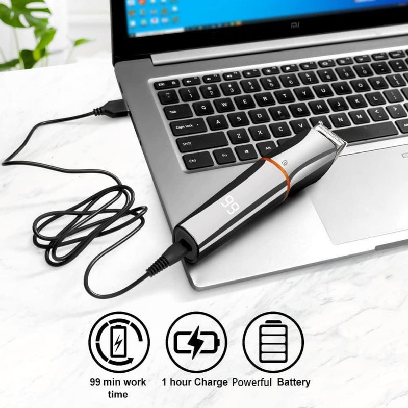 Kemei Beard Men Clippers Body Mustache Nose Hair Groomer Cordless Precision Trimmer 6 In 1 Grooming Kit Waterproof_voghion.com