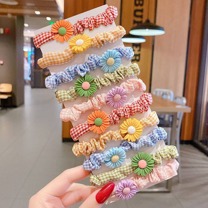 10 pezzi/set elastici per capelli carini legami cartone animato corda per capelli coda di cavallo supporto per capelli accessori per capelli per ragazze e donne_voghion.com