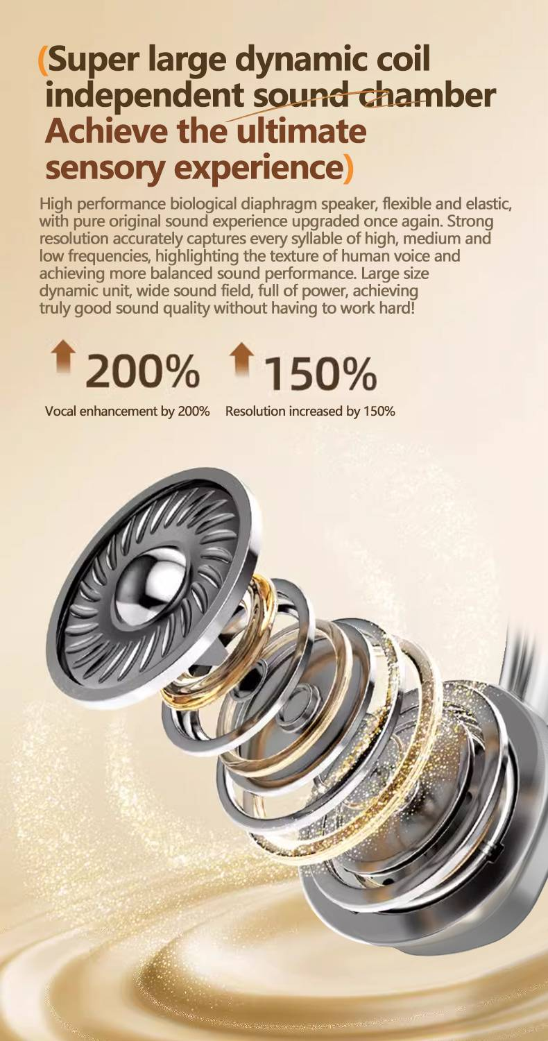 Cuffie Bluetooth retrò VJE22: driver da 40 mm, batteria da 300 mAh e durata della batteria di 10 ore, paraorecchie traspiranti, design ergonomico, tecnologia HiFi 5.3._voghion.com