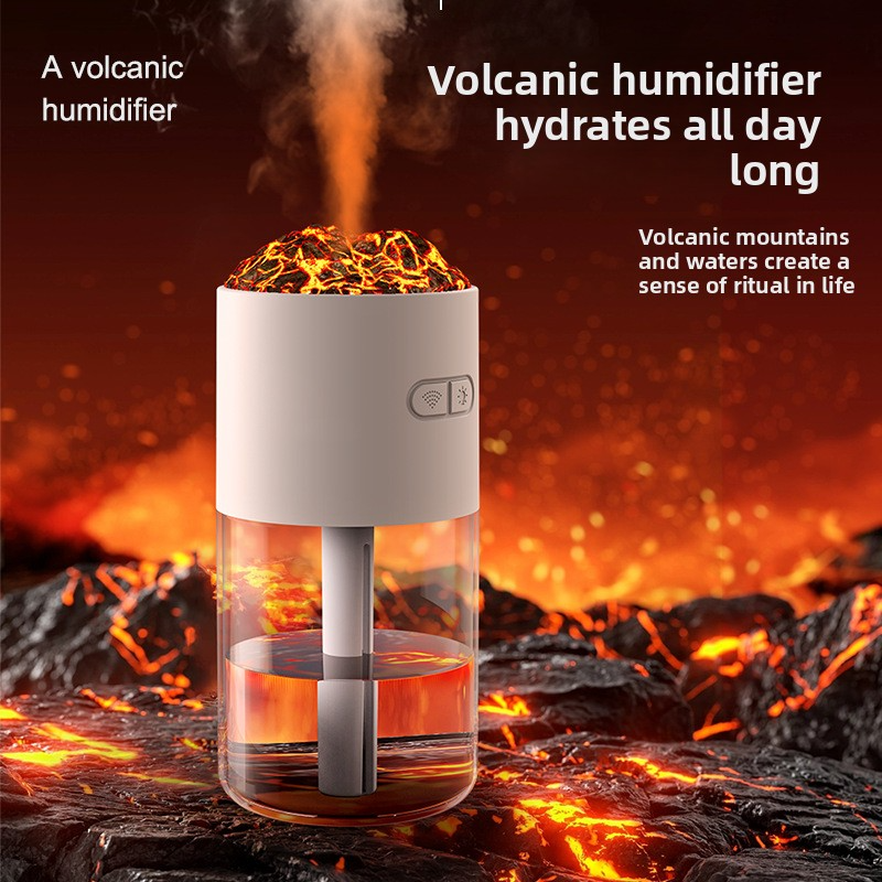 Mini Humidifier With Aroma Diffuser & Mood Light – Compact Ultrasonic For Home/Office (White/Pink) – USB Powered, 2-8H Timer, ABS Plastic Shell_voghion.com