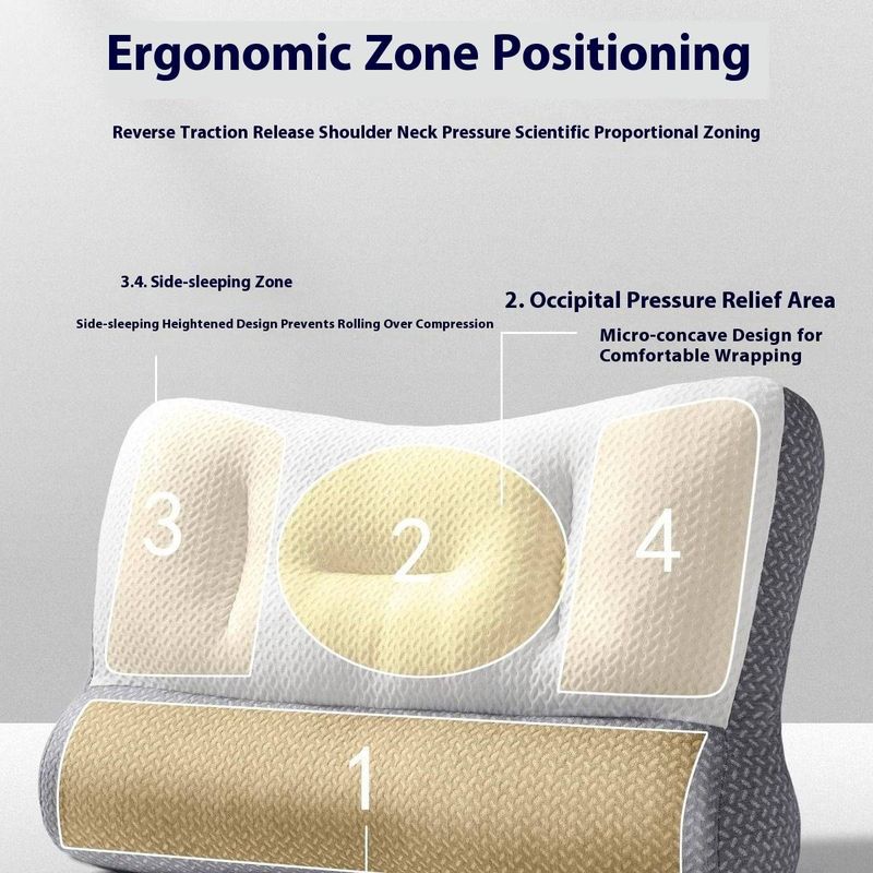Cuscino anti-trazione giapponese lavorato a maglia, cuscino cervicale per vertebra, cuscino per hotel, casa, dormitorio per studenti, cuscino per dormire di lato, all'ingrosso_voghion.com