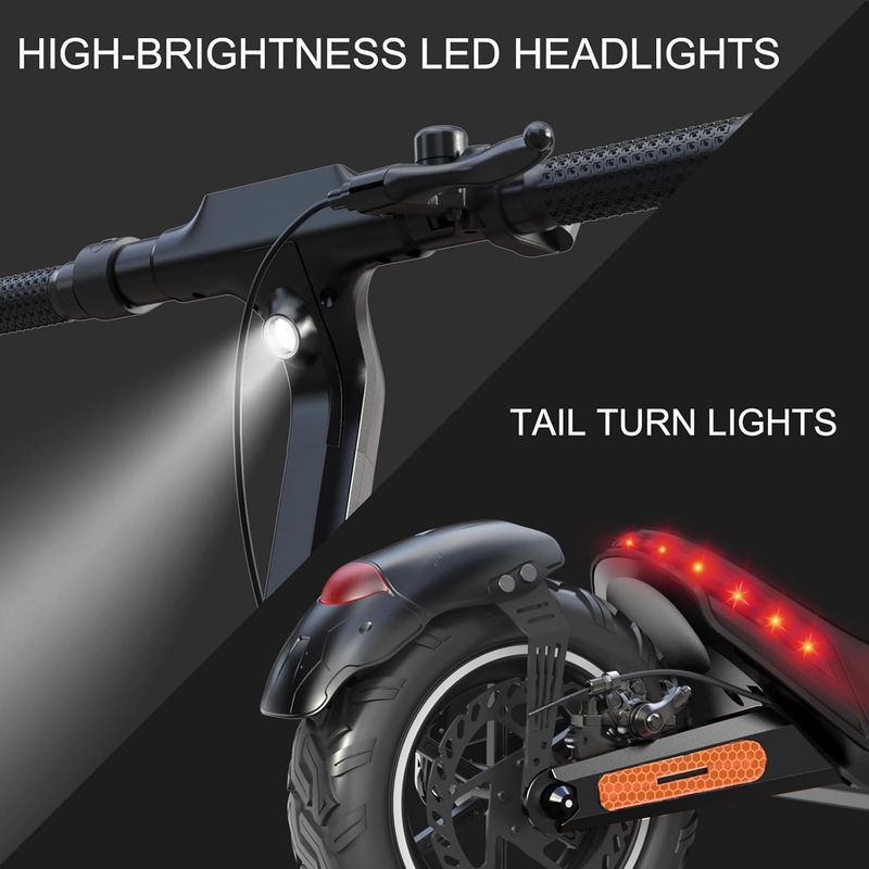 NANROBOT Elektroroller für Erwachsene 500W 10 Zoll 48V 10.4AH Batterie_voghion.com