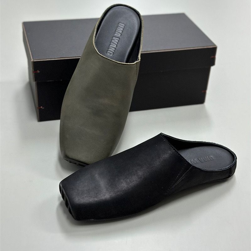 <Top Version>Handmade Old Washed Cowhide Mary Jane Ballet Shoes Women's Pig Nose Genuine Leather, Follow Up_voghion.com