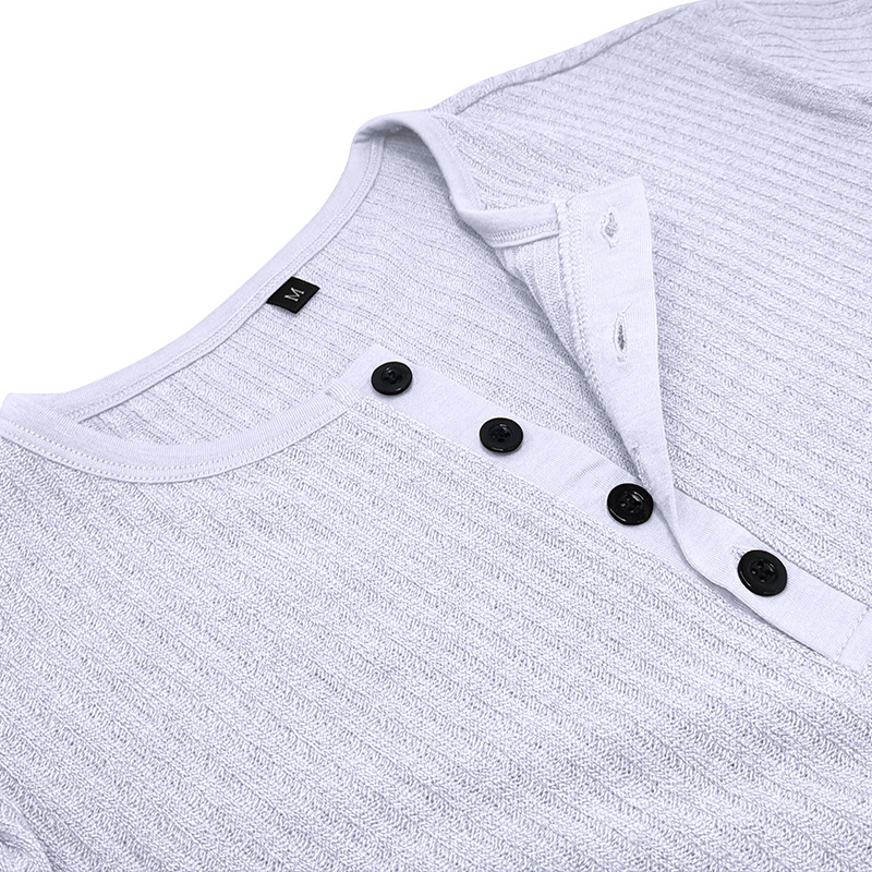 Unbeatable Quality Sports Slimming Muscle Men's Short Sleeved T-shirt Fitness Elastic Thread Tight Fitting Solid Color American Henry_voghion.com
