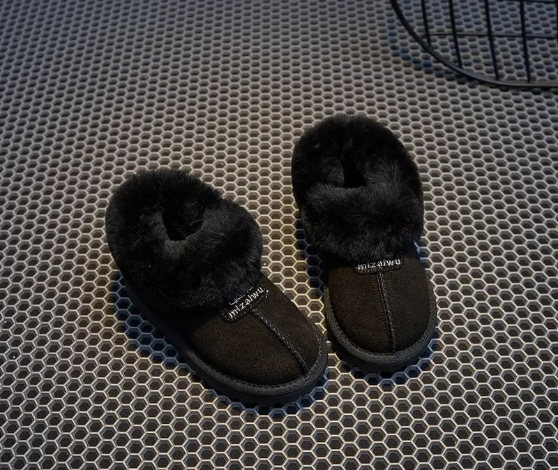 Neve per bambini con fodera in pile, ispessita, nuovo stile 2024, scarpe grandi per ragazze, stivali di cotone per ragazzi, impermeabili e_voghion.com
