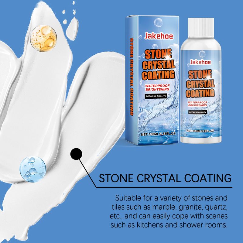 Jakehoe Stone Gloss Crystal Plating Agent Kitchen Quartz Tile Countertop Scratch Cleaning Stain Brightener_voghion.com