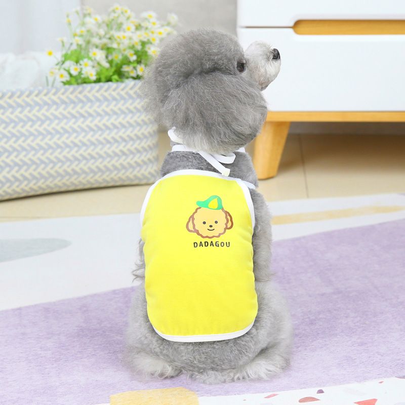 Cat Spring/Summer Thin Dog Clothes Pet Clothing 22 Five Color Slips_voghion.com