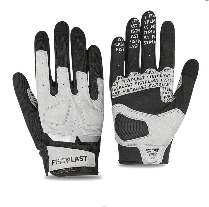 FISTPLAST Men's And Women's Small Touch Screen Macron Four Color Off Road Motorcycle Wear Resistant Long Finger Gloves_voghion.com