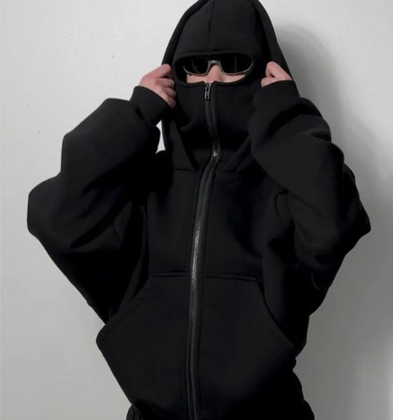 Herrenbekleidung Trendy Metal Print Kapuzenpullover - Auffälliger Grafikpullover für Streetwear-Liebhaber | Erhältlich in Schwarz, Weiß, Grau und Rot_voghion.com