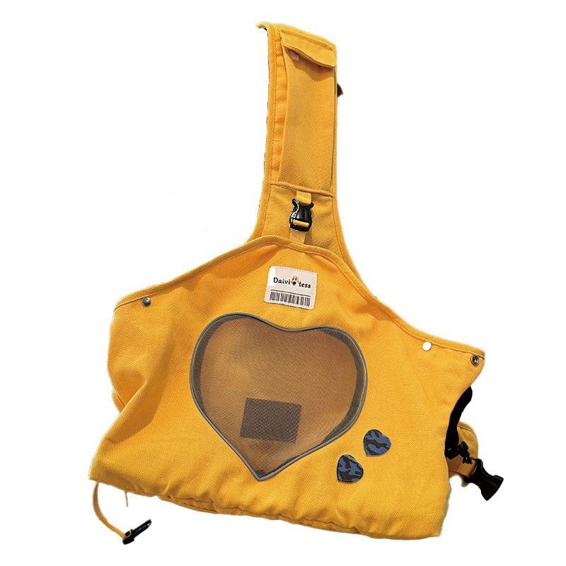Outdoor Portable Breathable Canvas Cat Carrier Pet Backpack Large Capacity Dog_voghion.com
