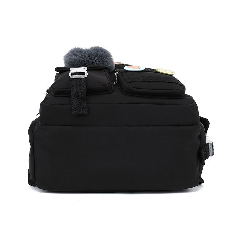Mochila ligera para la escuela y viajes: tela Oxford impermeable con compartimentos espaciosos, correas de hombro ergonómicas, divertida y elegante._voghion.com