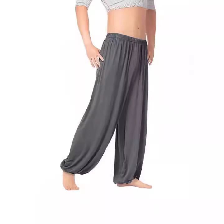 Pantalons de yoga décontractés amples et personnalisés pour hommes, nouvelle collection printemps-automne 2024, K107_voghion.com