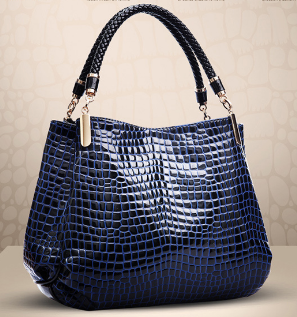 Sac à main tendance motif crocodile pour femmes, sac portable de tempérament mature_voghion.com