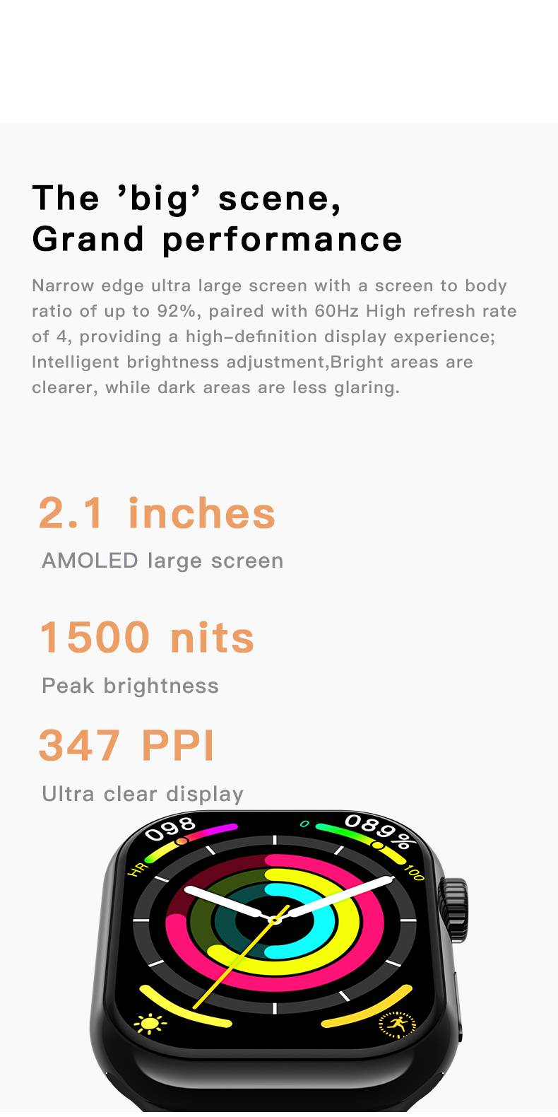 Akıllı Saat, Çağrıları Cevaplama/Yapma, 1.86 inç Fitness Takip Saati, Erkekler ve Kadınlar İçin Çeşitli Cep Telefonu Hediyeleri İçin Uygun_voghion.com