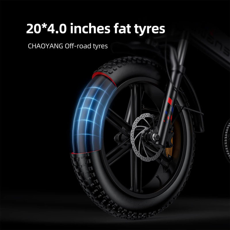 ENGWE ENGINE X 20" Katlanır E-Bisiklet Yetişkinler İçin, 48V 13Ah Lityum Pil 7 Hızlı Tam Süspansiyon_voghion.com