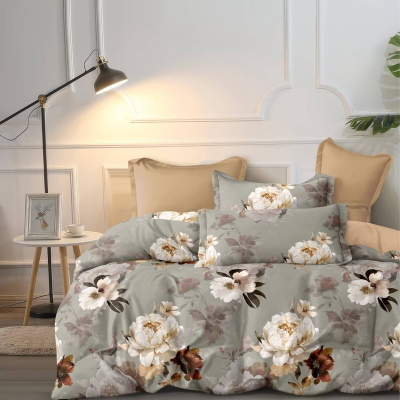 Geometric Fitted Sheet – Breathable Brushed Polyester Bedding Set, Deep Pocket Elastic Edges, Wrinkle & Fade Resistant, Multiple Sizes_voghion.com