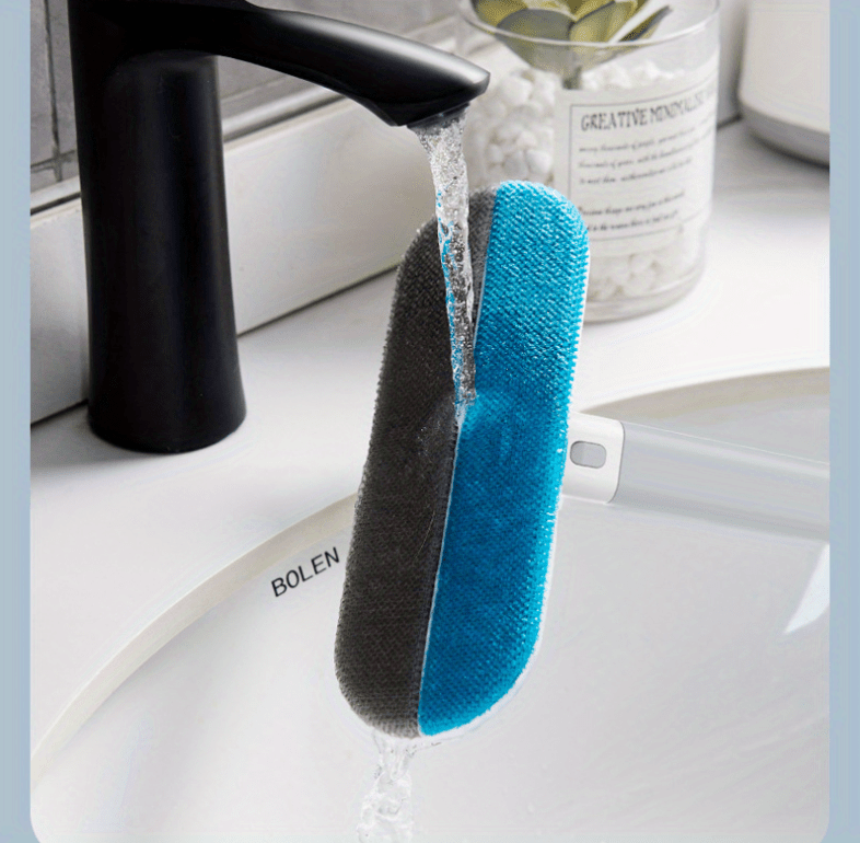 1pc 3 In 1 Non Disassembly Screen Window Brush Household Glass Wiping Tool Dual Purpose Dry Wet Screen Mesh Brush Cleaning Scraper_voghion.com