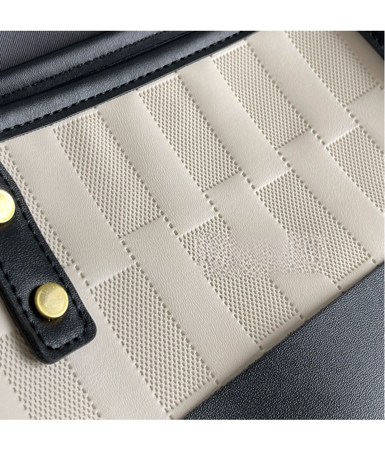 Hochwertige Pendlertasche für Damen 2024, neue modische Schultertasche in Kontrastfarbe mit großem Fassungsvermögen für Studenten_voghion.com