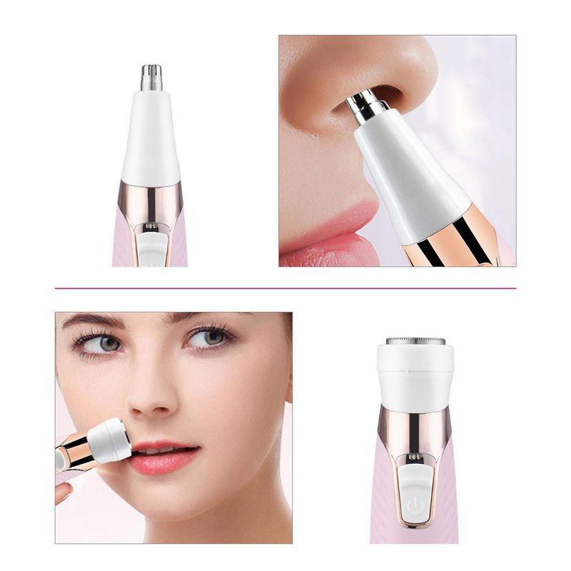 5 in 1 Lichaam Ontharing Epilator Okselhaar Bikinihaar Beenhaar Schaamhaar Elektrisch Scheerapparaat Tondeuse Scheerapparaat Trimmer_voghion.com