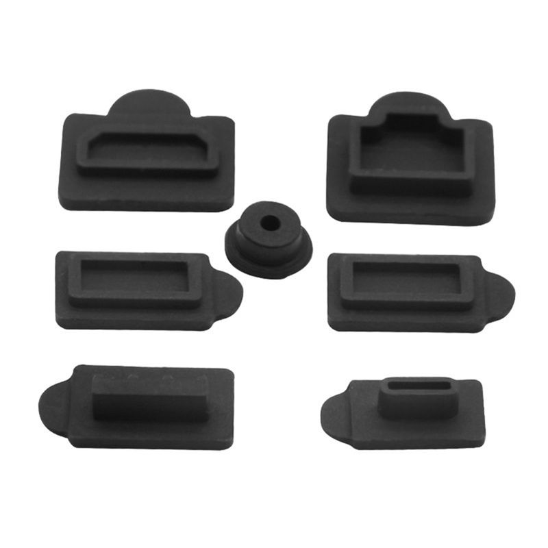 Silicone Dust Plug for PS5 Gaming Console Dust Proof Cover Stopper Kits USB HDM Interface Anti-dust Caps for Sony Playstation5_voghion.com