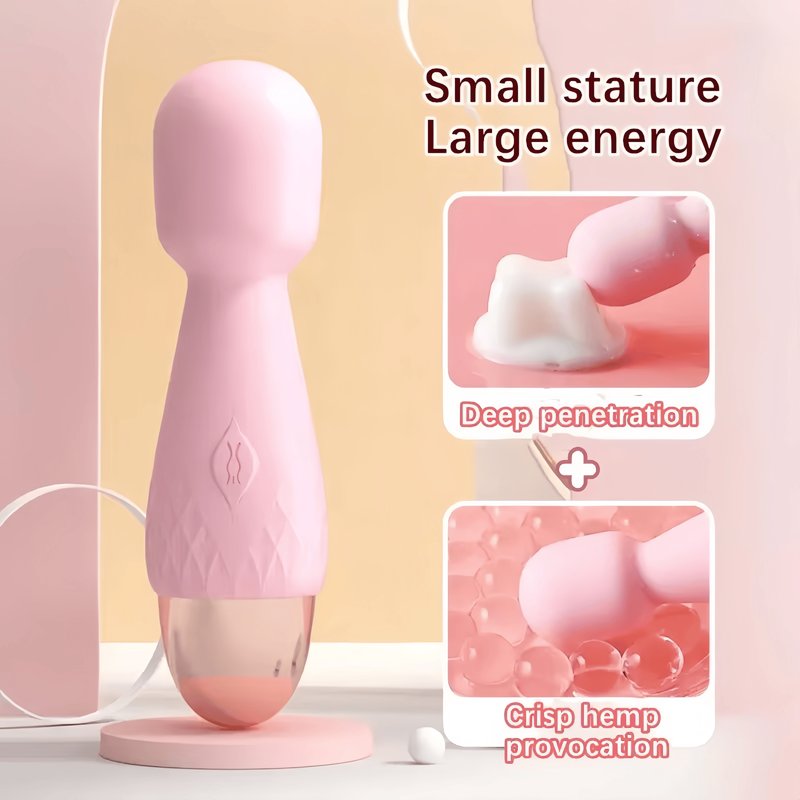 Mini vibromasseur de poche Casemee, 10 modes de vibration, clitoridien, personnel, silencieux, point G, AV Stick, vibromasseur pour femme_voghion.com