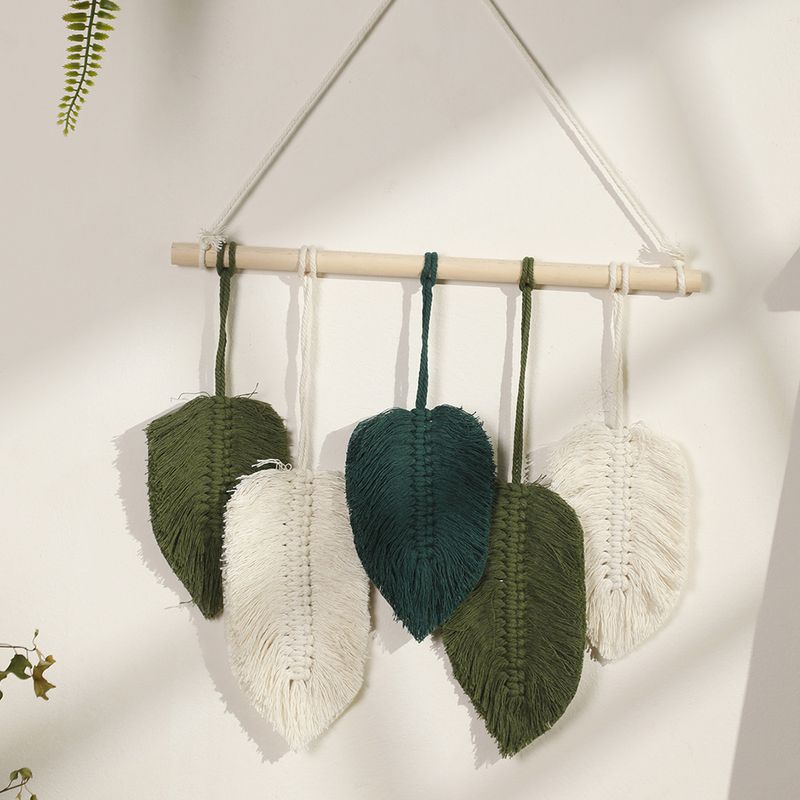 Stile nordico, nuovo regalo fatto a mano, arazzo in cotone intrecciato, decorazione per camera da letto, comodino, parete, pendente per la casa_voghion.com